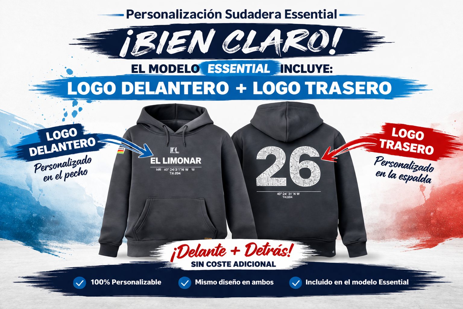 Sudaderas personalizadas personalizadas