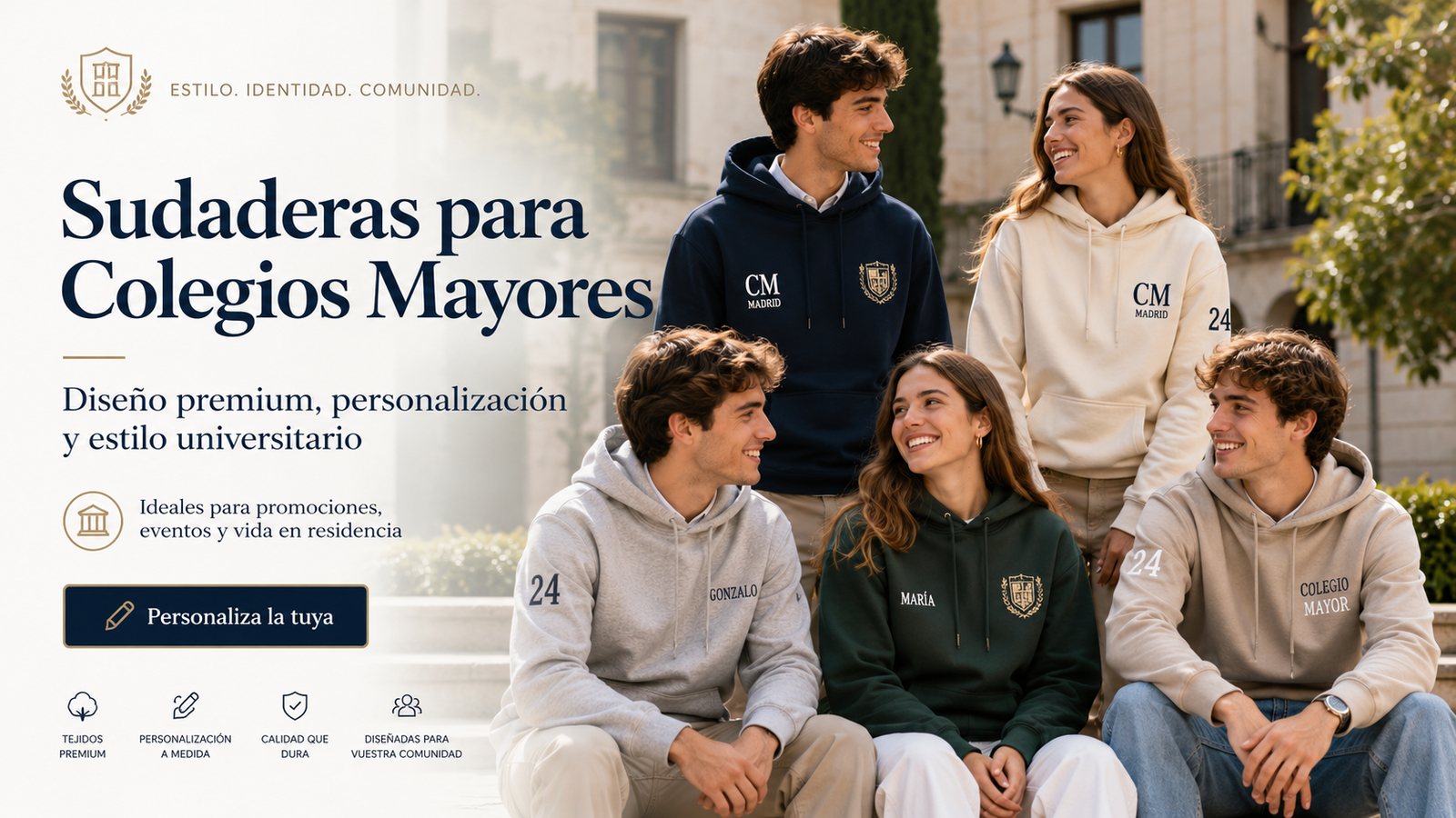 Sudaderas personalizadas para grupos de Álava / Araba
